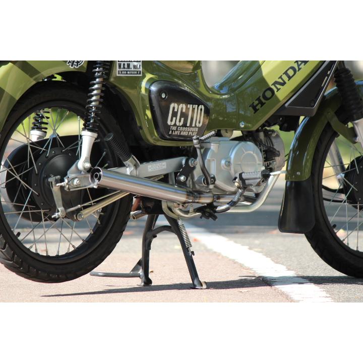 ホンダ クロスカブ110用マフラー ロングタイプ BokanCC JA45.JA60 50φ