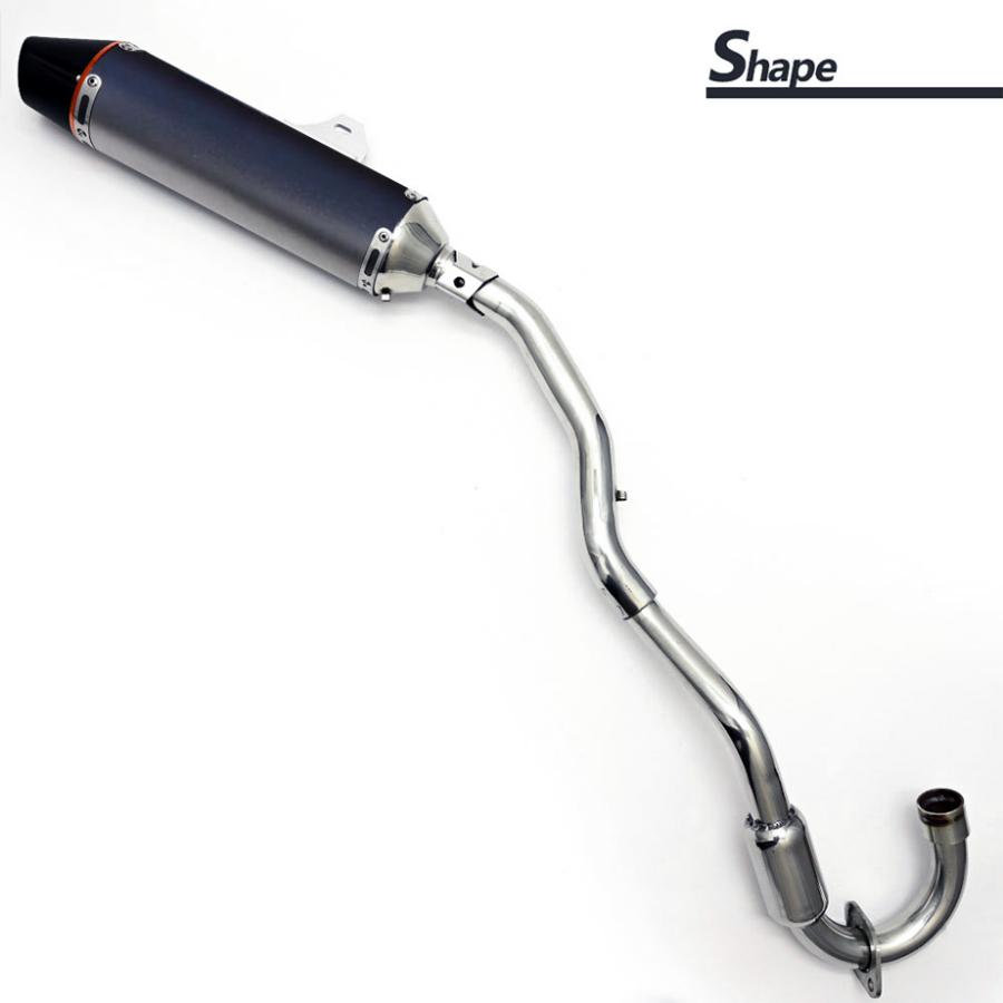 FTR223 CRF230F CRF150F アップマフラー マフラー エキゾーストパイプ
