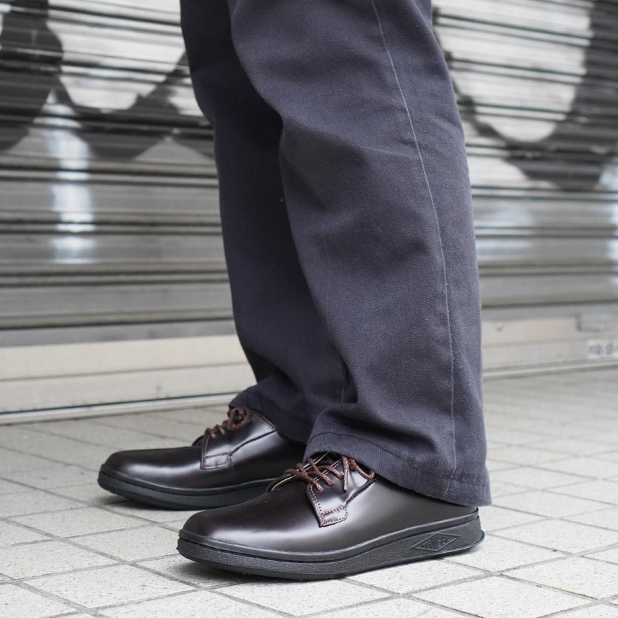 MANEBU（マネブ） シューズ MANEBU HIHIN BROWN BLACK ブラウン