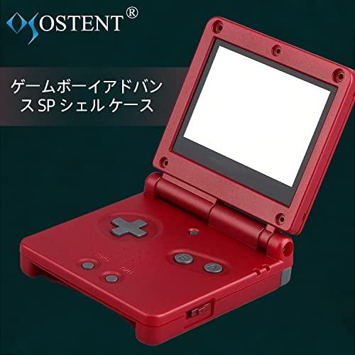 Red OSTENT カバー フルハウジング シェル ケース 交換 任天堂 GBA SP
