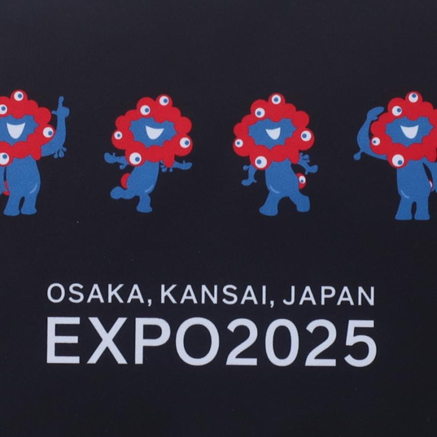 ハンカチフラッグ ミャクミャク 黒 2025大阪・関西万博公式ライセンス