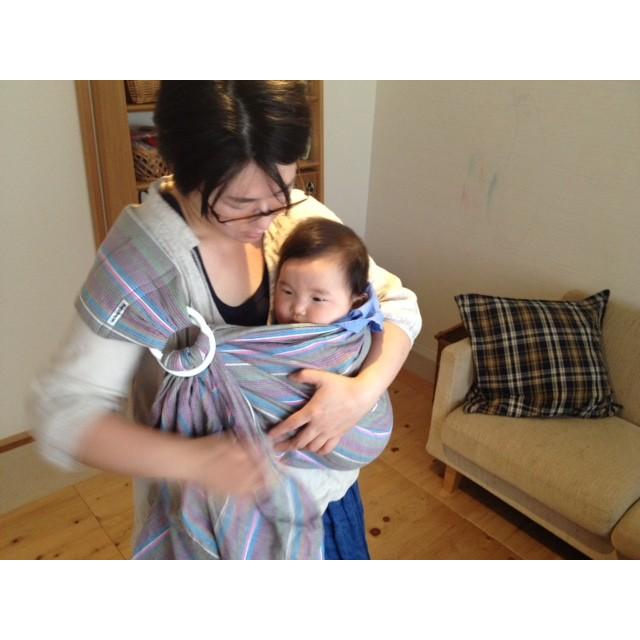 オリジナル 通常タイプ 肩幅スリム あっきースリング ストライプ