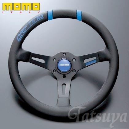正規品 MOMO ステアリング ドリフティング 33パイ ブルー : TATSUYA