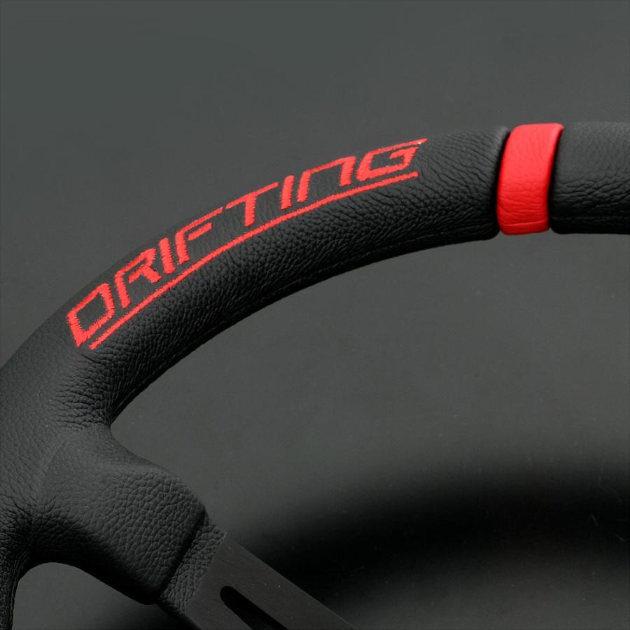 正規品 MOMO ステアリング ドリフティング 35パイ レッド : TATSUYA