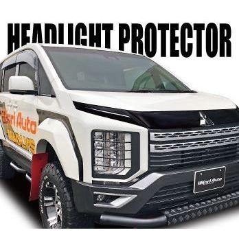 MADLYS 後期デリカD5 ヘッドライトプロテクター 左右セットD:5 CV#W