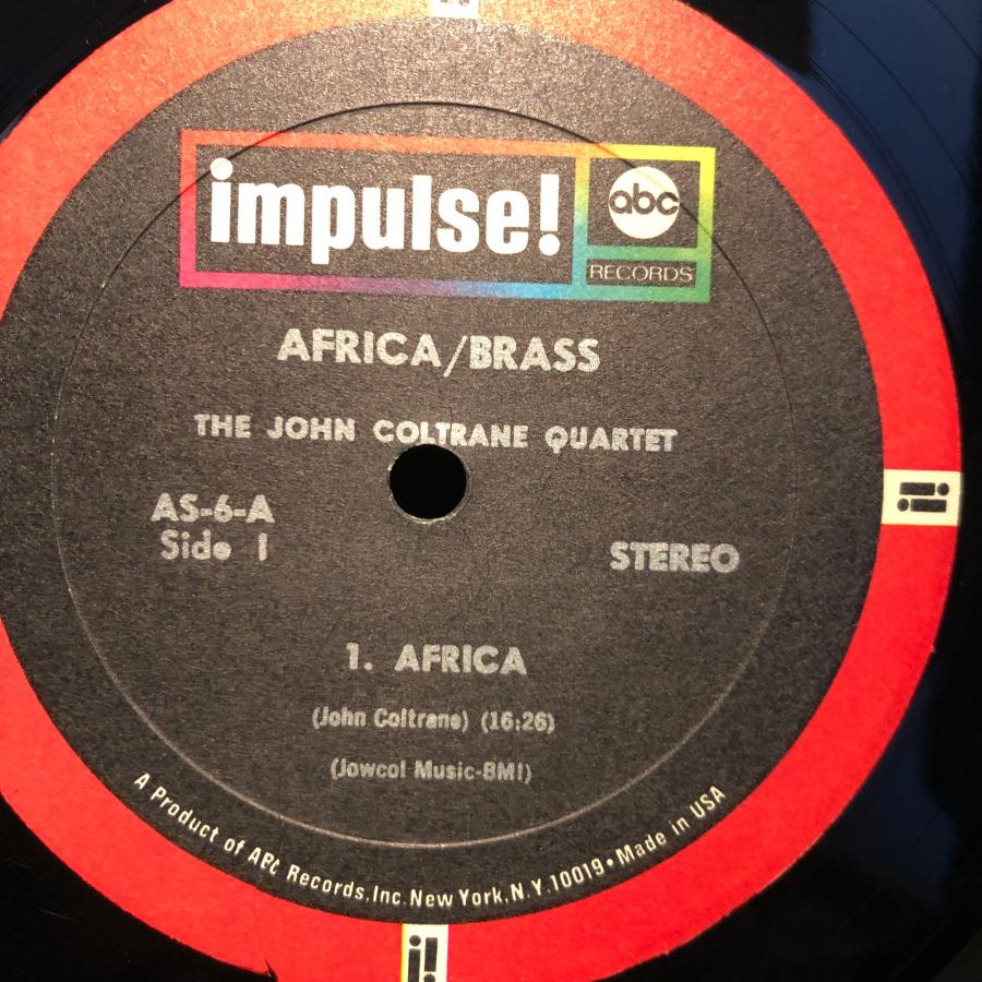 The John Coltrane Quartet / Africa Brass LP Impulse! : tatsuda