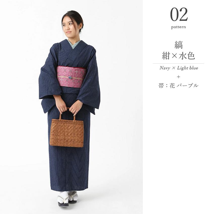 ROCCA（六花） 着物 セット 木綿着物 名古屋帯 久留米織 レディース
