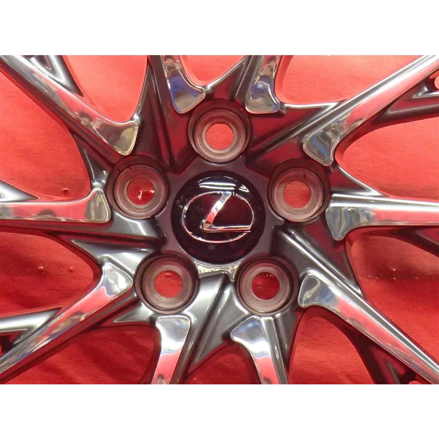 レクサス LEXUS 〉 RC-F 純正 19inch ガンメタ/ポリッシュ BBS製 鍛造