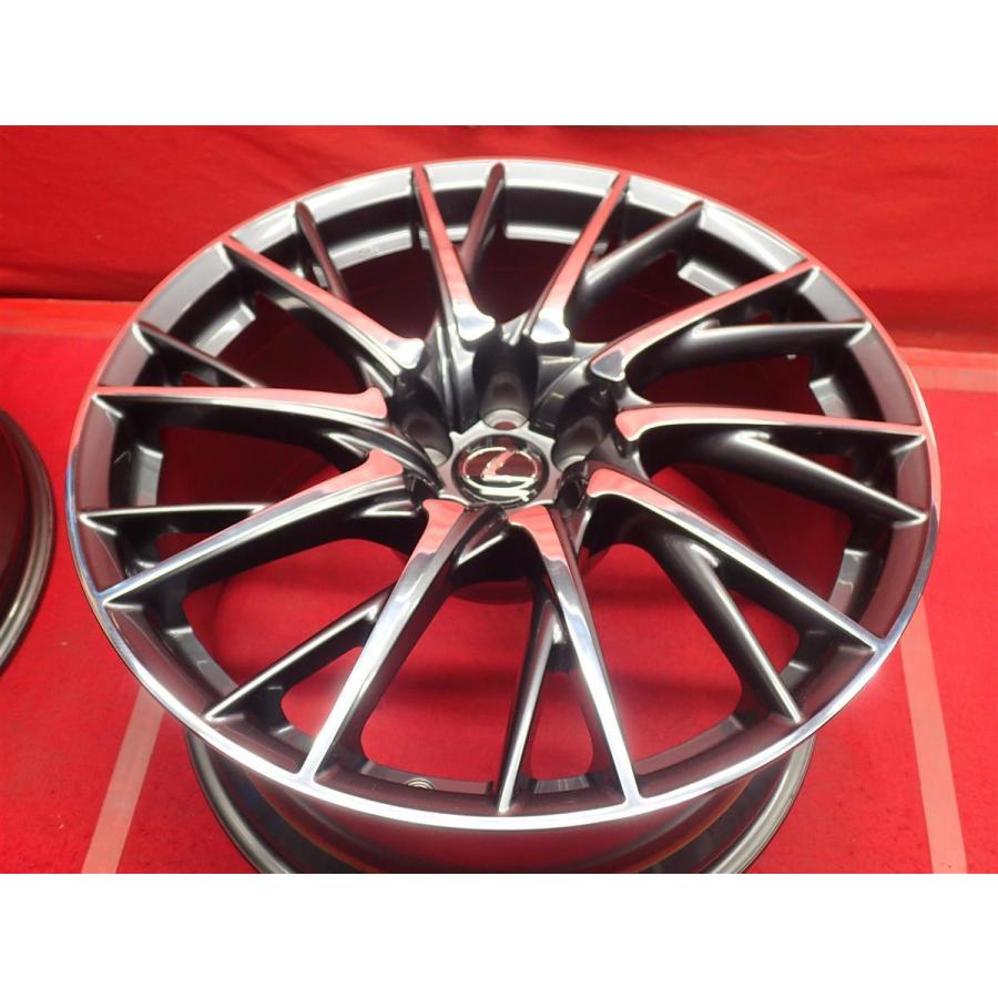 レクサス LEXUS 〉 RC-F 純正 19inch ガンメタ/ポリッシュ BBS製 鍛造