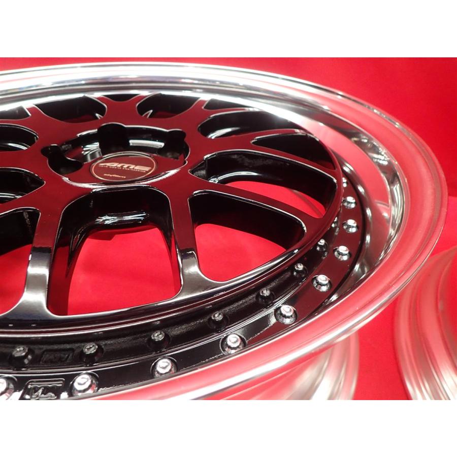 KYOHO AME エーエムイー SHALLEN シャレン VMX 中古ホイール 4本 8.5J