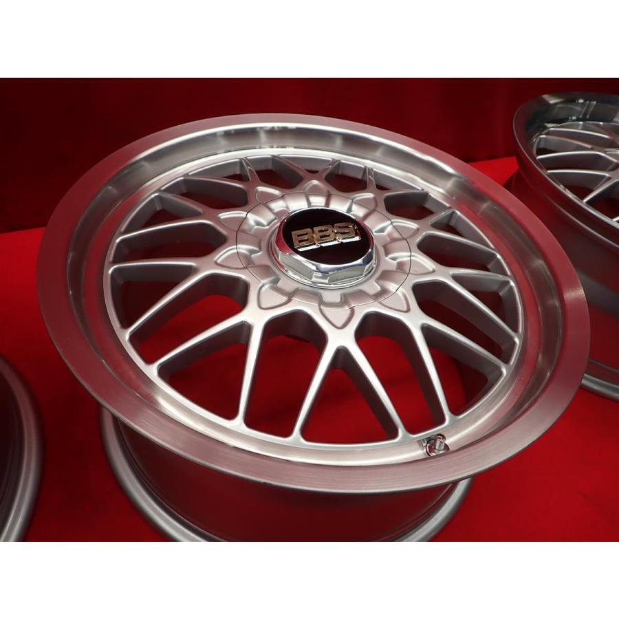 鍛造 軽量 BBS RGII RG136 RG137 中古ホイール 4本 8/9J 17インチ