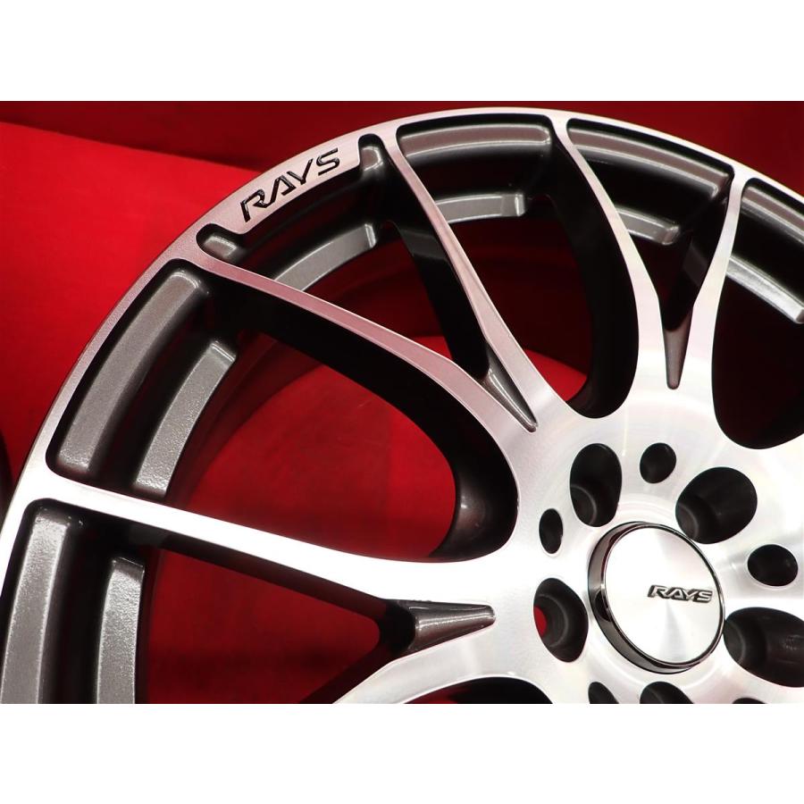 RAYS レイズ HOMURA ホムラ 2×7 中古ホイール 4本 8J 19インチ PCD100