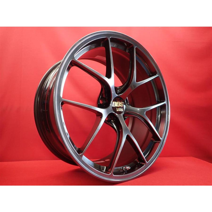 鍛造 軽量 BBS RI-D 中古ホイール 4本 9/10J 20インチ PCD120 5穴 +27