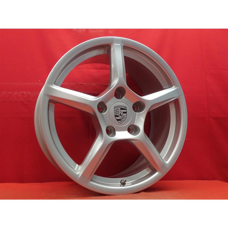 PORSCHE ポルシェ ボクスター 981 純正 5本スポーク ホイール 4本 8/9J