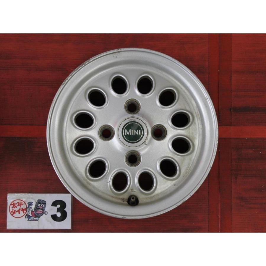 激安 4本セット】ローバー ミニ クーパー 純正 丸穴 ディッシュ アルミ
