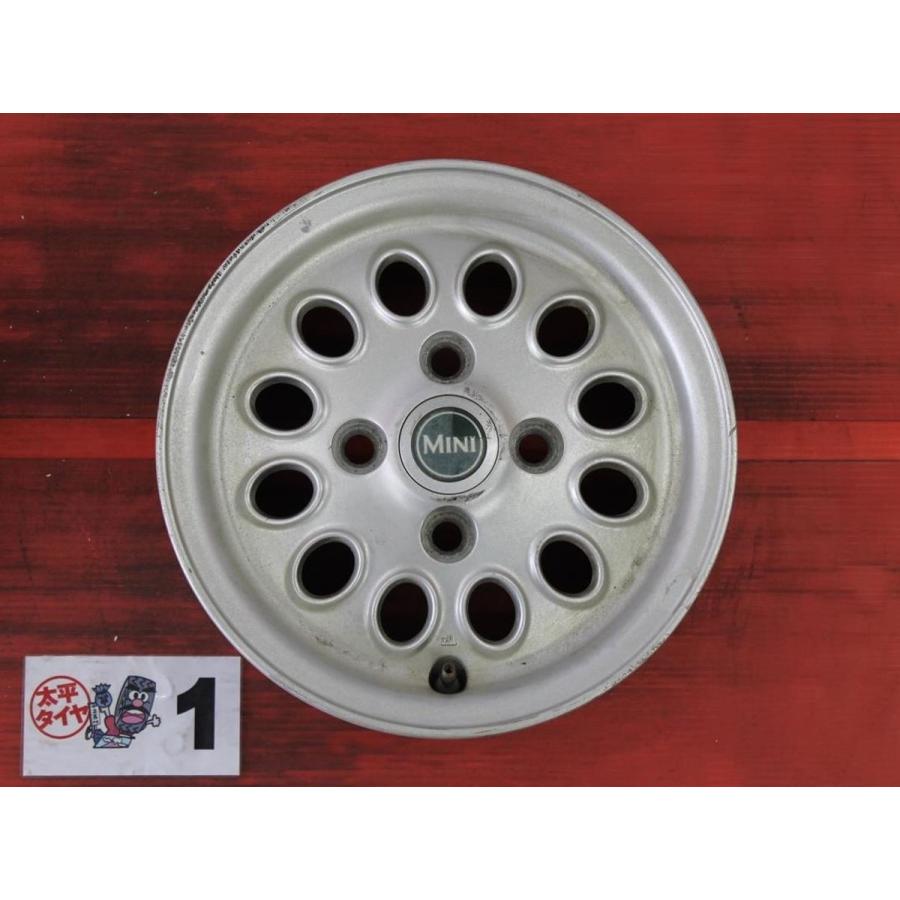 激安 4本セット】ローバー ミニ クーパー 純正 丸穴 ディッシュ アルミ
