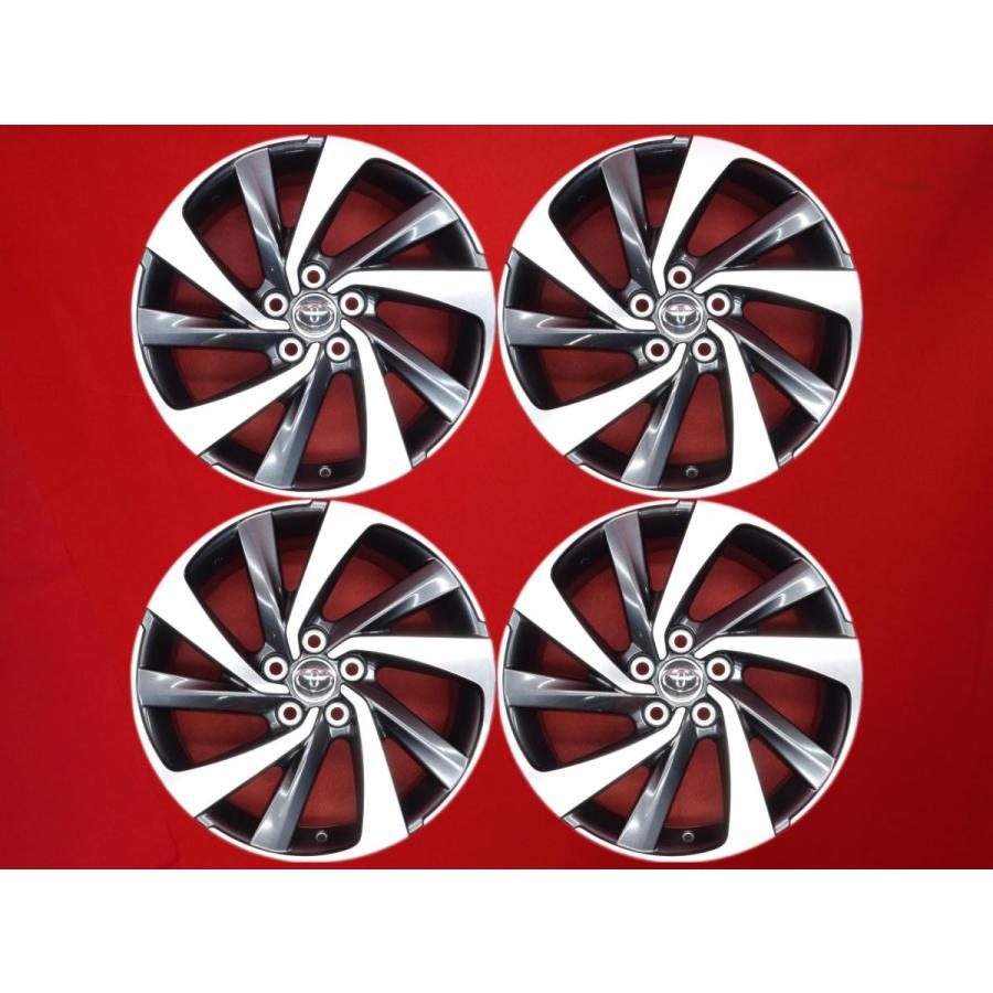 TOYOTA トヨタ ハリアー 60/65W ターボ 純正 中古ホイール 4本 7.5J 18