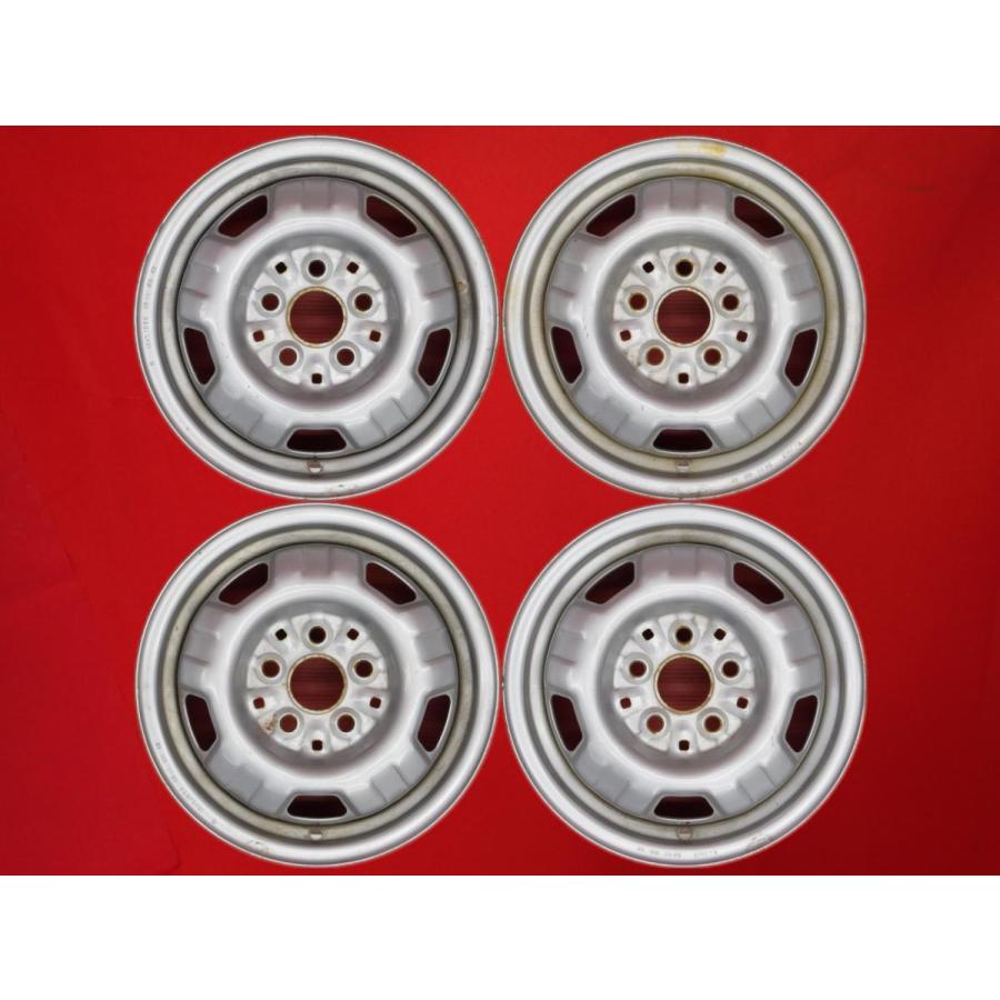 激安 4本セット】社外品 スチールホイール 鉄ホイール 鉄チン 中古品