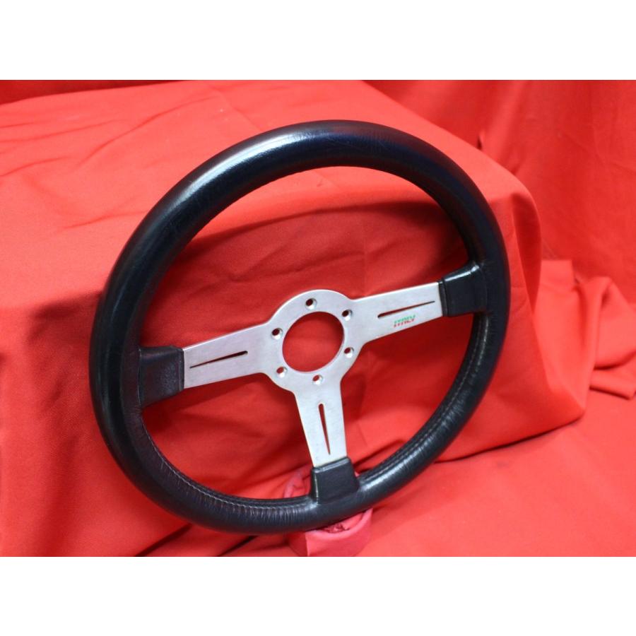 ☆ITALY イタリー フェイクレザー 35Φ ステアリング 旧車 当時物！GX61