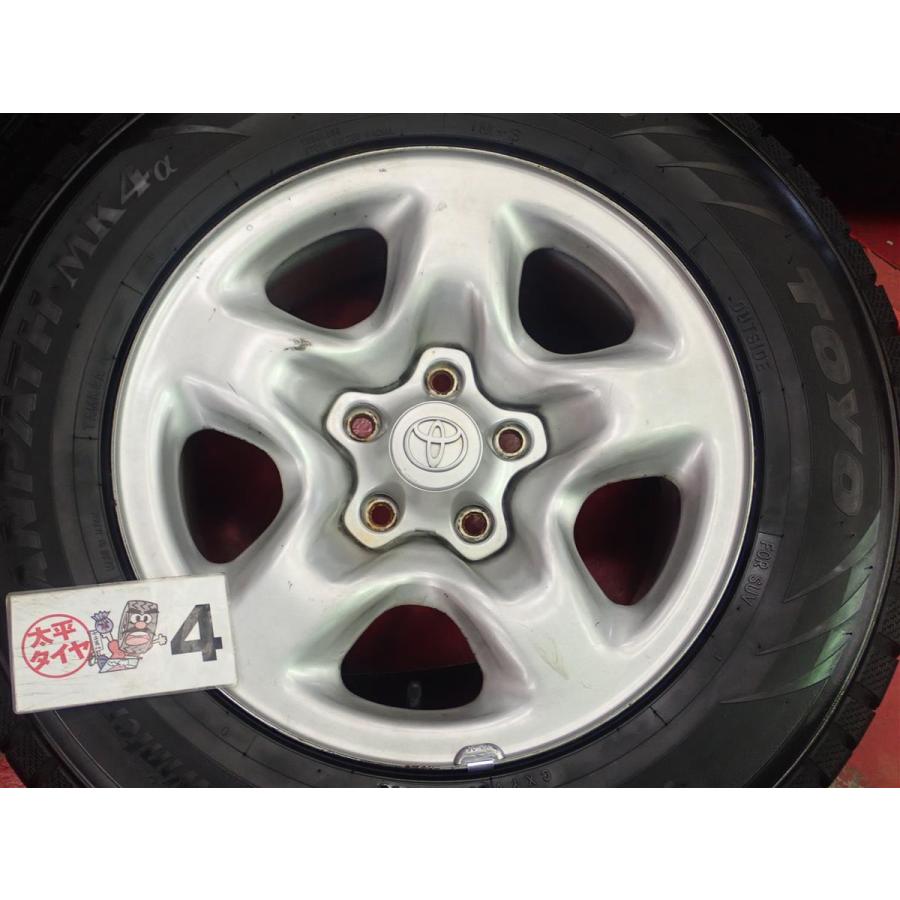 激安 4本SET】ハリアー 10系 純正 スチール 鉄ホイール [6.5J +35