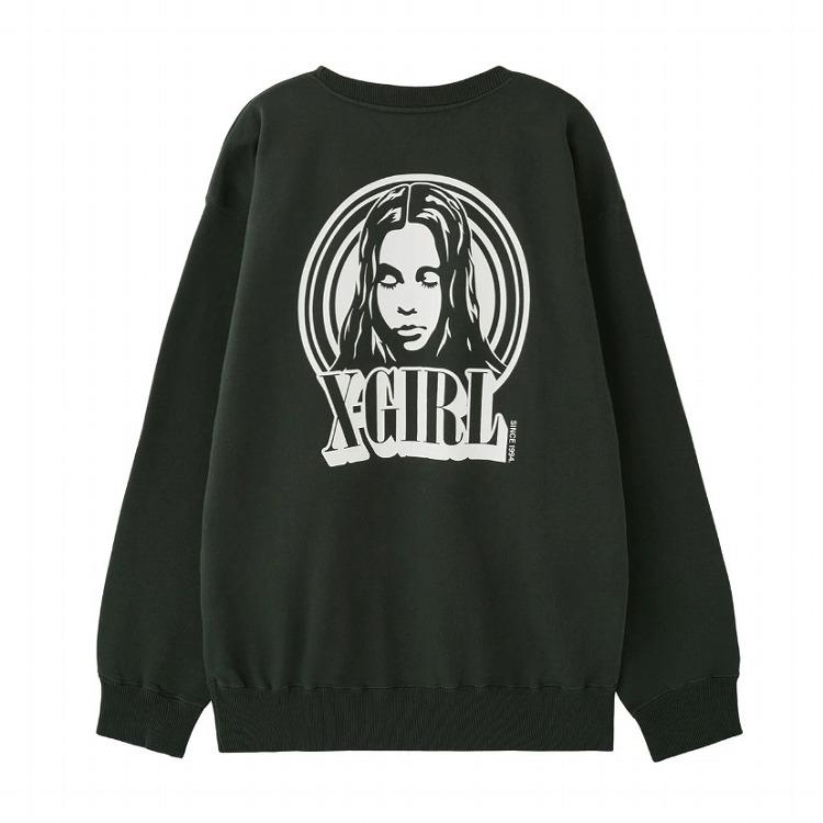 X-girl（エックスガール） スウェットトップス X-girl CIRCLE