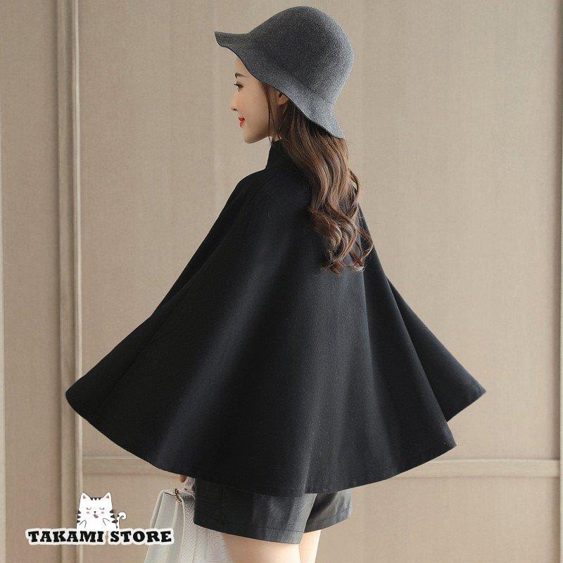 ポンチョコート コート レディース 冬 大きいサイズ 3L ポンチョ