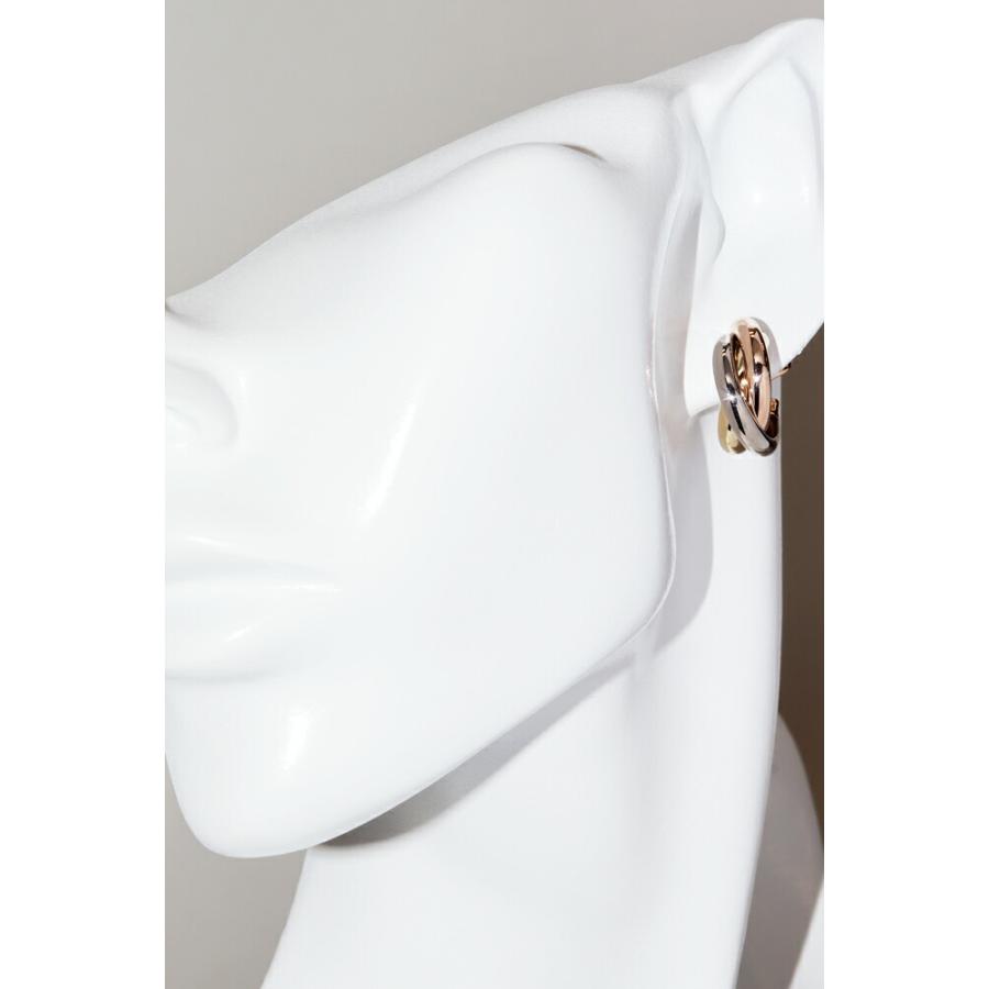 Cartier（カルティエ） ピアス K18YG K18WG K18PG トリニティピアス