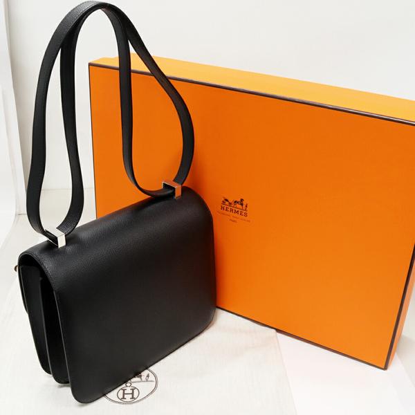 HERMES（エルメス） ショルダーバッグ コンスタンス3 24 エプソン 黒