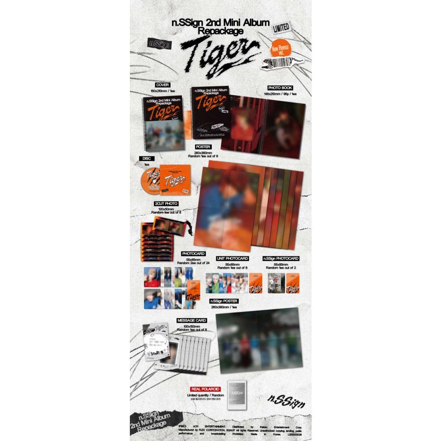 7/19 韓国発売】限定盤 n.SSign エヌサインTiger タイガー 2集 ミニ リ