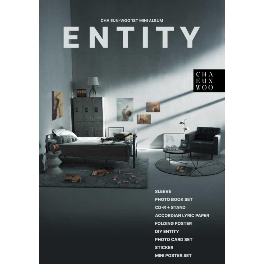 2/16 韓国発売】CHA EUN WOO チャ ウヌ 1ST MINI ALBUM ENTITY 1集