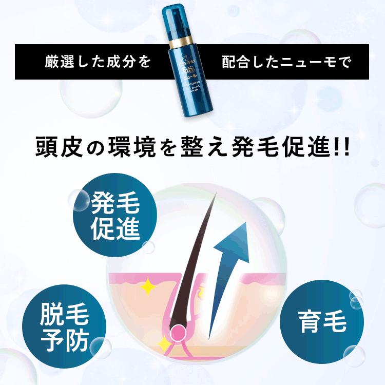ニューモ 公式 薬用 育毛剤 発毛剤 75ml 3本 医薬部外品 メンズ