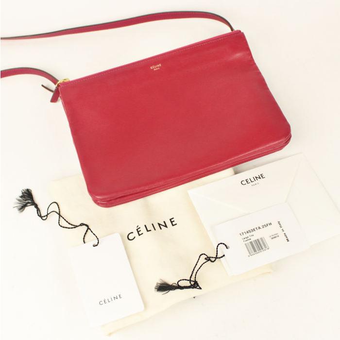 TRIO（CELINE） CELINE / セリーヌ トリオ ラージ 斜め掛け ショルダー