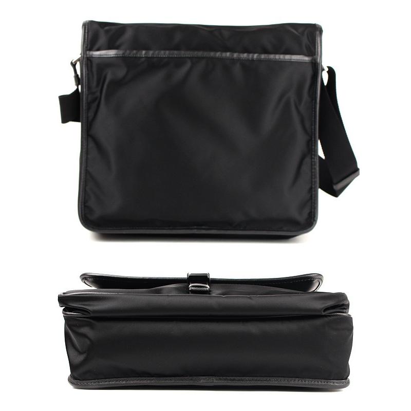 PRADA（プラダ） ショルダーバッグ V166 TESSUTO SAFFI NERO ブラック