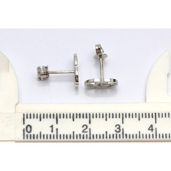 GUCCI（グッチ） GGスタッズピアス イタリア製 K18WG 18金 ホワイト