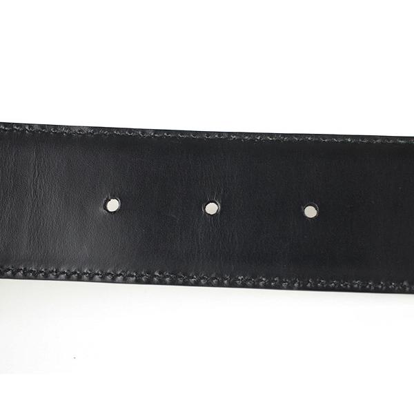 GUCCI（グッチ） インターロッキングG バックルベルト クロコダイル 黒