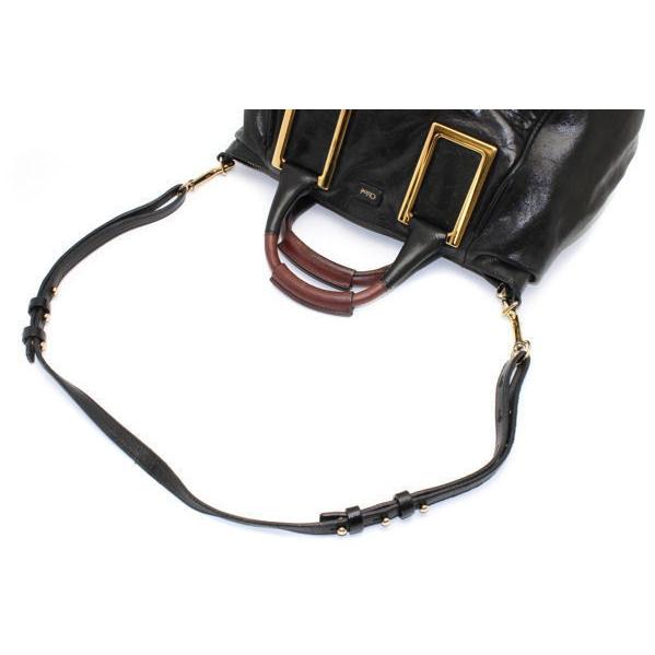 Chloe（クロエ） エテル・2WAYバッグ ブラック×ゴールド☆80074