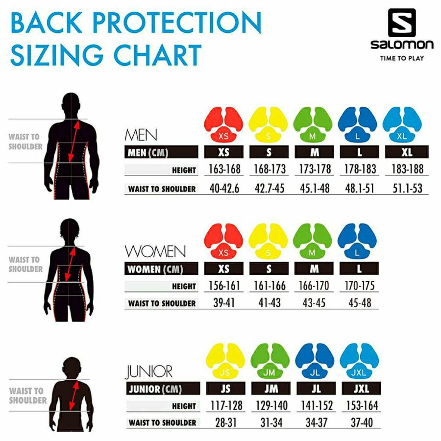 SALOMON（サロモン） スキー バックプロテクター 脊椎パット メンズ