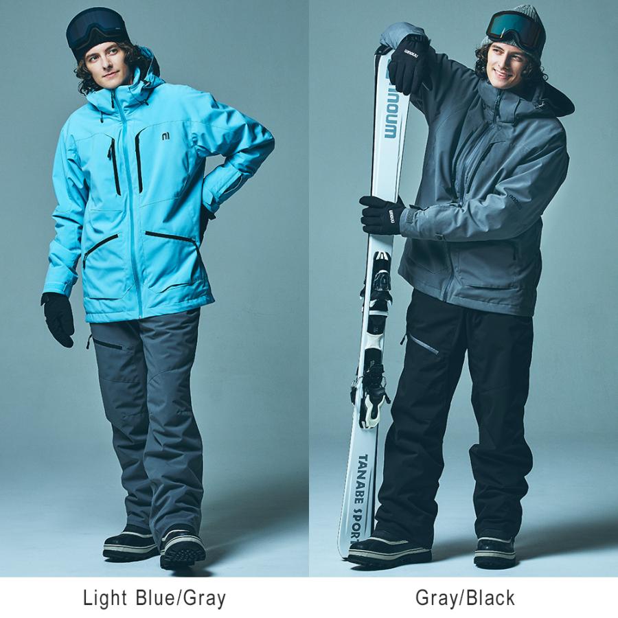 NNOUM 【エントリーでP最大17倍！27日〜】スキーウェア メンズ 上下