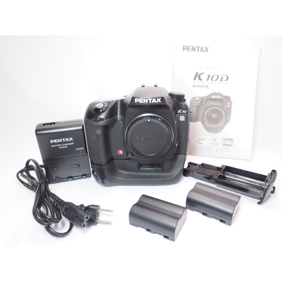 ペンタックス 【 美品 】PENTAX K10D ボディー D-BG2 バッテリー