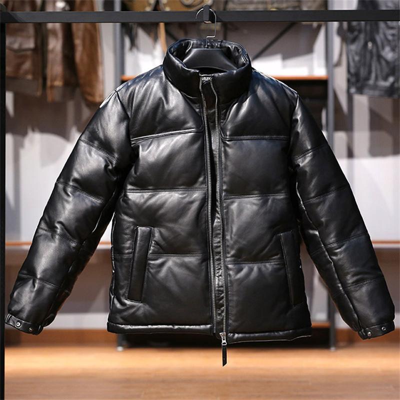 レザーダウン ダウン 本革ダウンジャケット ダウンジャケット 羊革