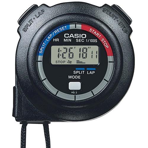 CASIO（カシオ） ストップウォッチ 1／100秒計測 ブラック HS