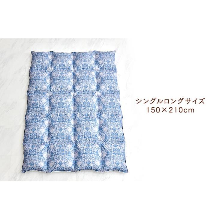 タンスのゲン 27日超お得 羽毛布団 シングル ロング ホワイト マザー