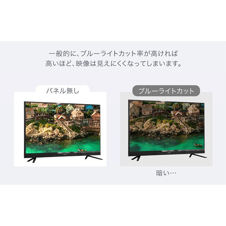 液晶テレビ保護パネル 50型 50インチ ブルーライトカット 3mm厚 液晶