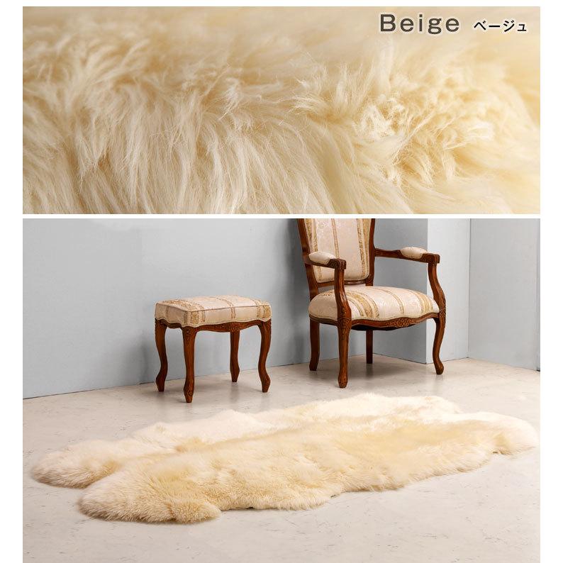 タンスのゲン ムートンラグ ラグ ラグマット 本物 ムートン 100×180