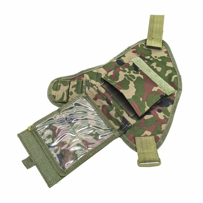 ☆陸上自衛隊 迷彩 ペンケース腕章型3 ベルクロ付 メンズ フリーサイズ