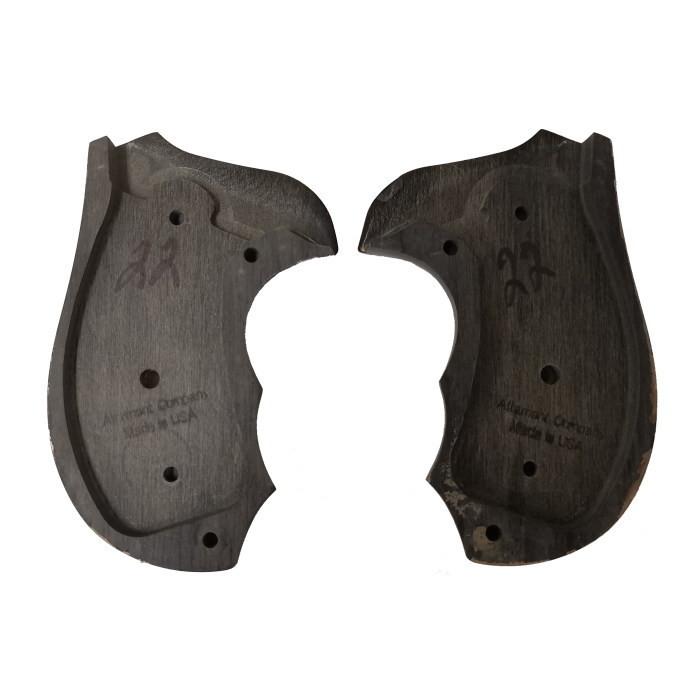 アウトレット】アルタモント S&W Jフレーム用 木製グリップ オーバー