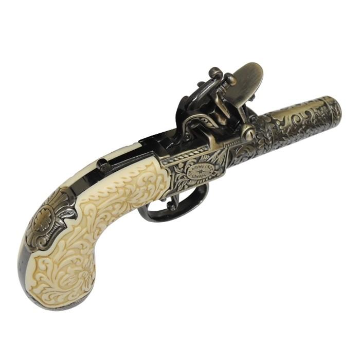 ☆DENIX フリントロック ポケットピストル ロンドン ゴールド 1098/L