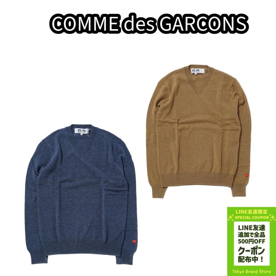 COMME des GARCONS（コムデギャルソン） PLAY ニット ウール Vネック