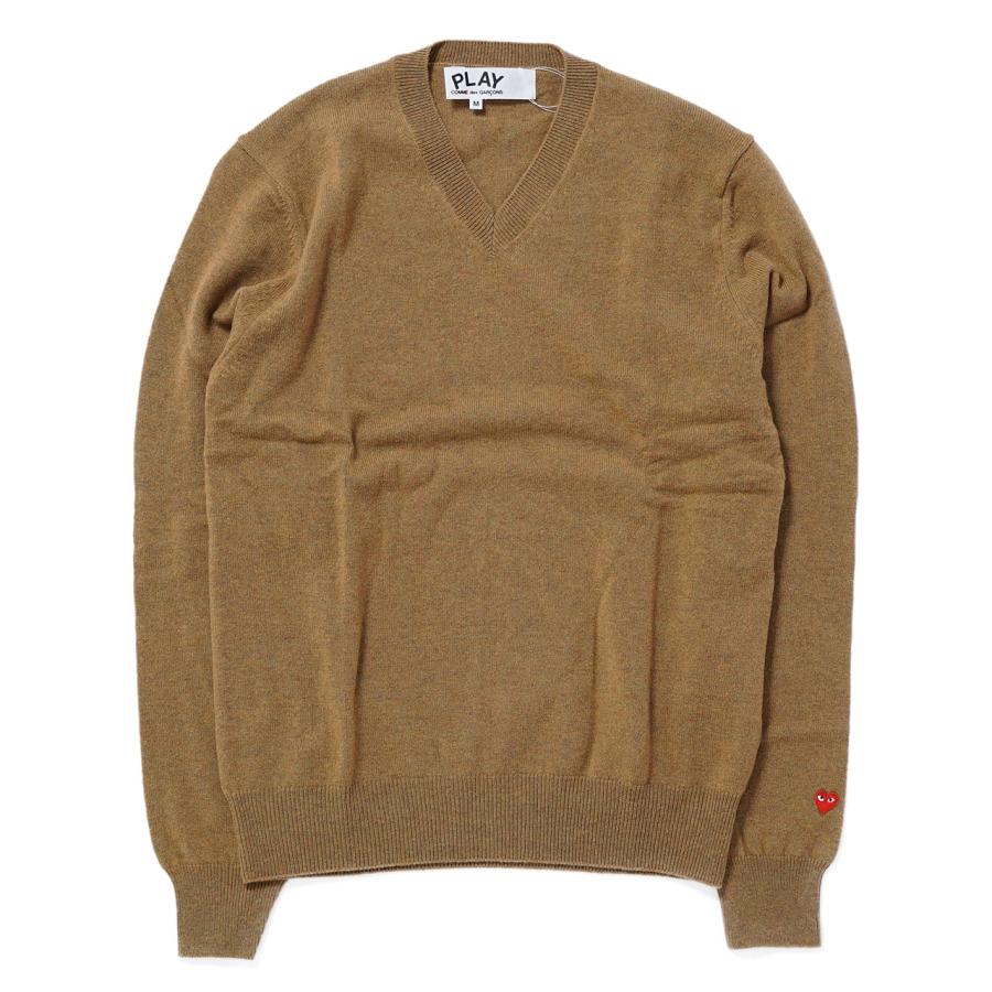 COMME des GARCONS（コムデギャルソン） PLAY ニット ウール Vネック