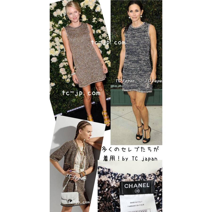 CHANEL（シャネル） ワンピース 女優着 ネイビー 紺 CCロゴ刺繍